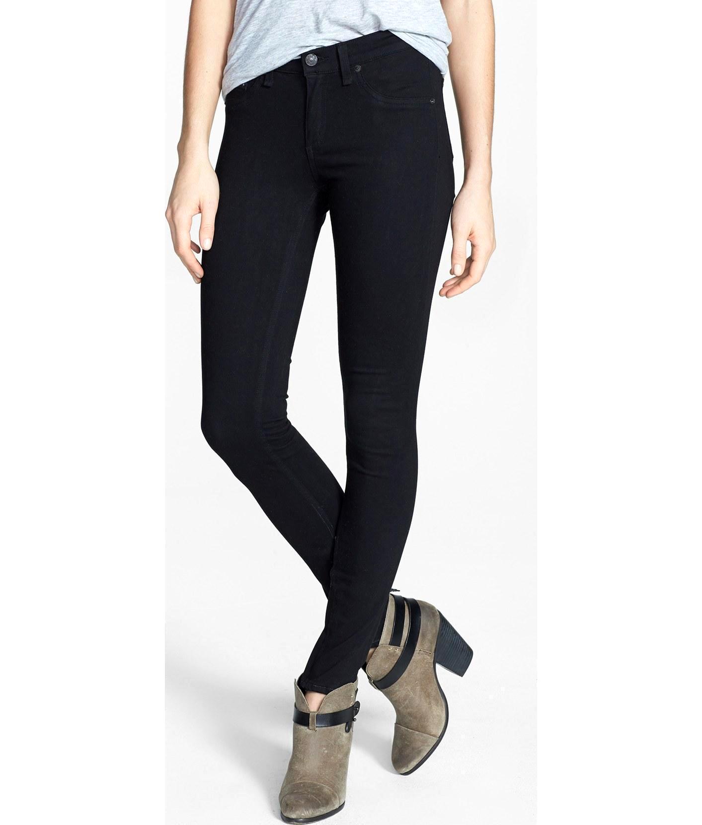 Rag & Bone Plush Twill Leggings - Designer Skinny Jeans