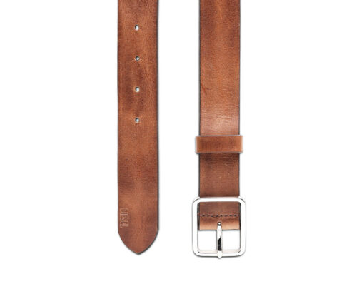 diesel B-Straight Belt Brown Back Side View