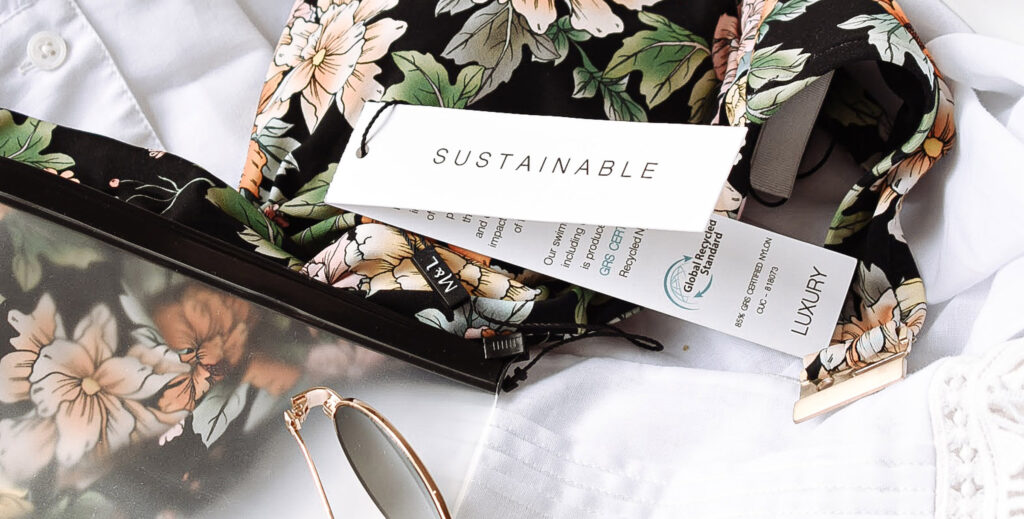 sustainable clothing tag