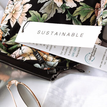 sustainable clothing tag