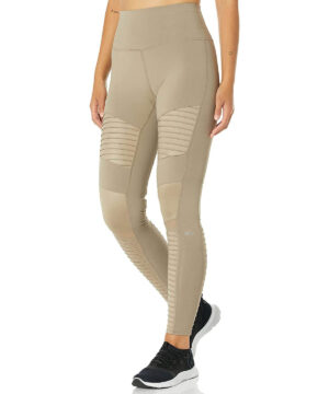 Alo Yoga Women's High-Waist Moto Legging Gravel