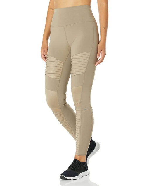 Alo Yoga Women's High-Waist Moto Legging Gravel