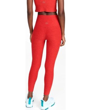 View 3 of 6 Beyond Yoga Women's High Waisted Midi Leggings in Red Hot-Siren