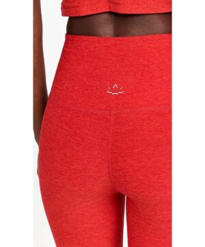 View 6 of 6 Beyond Yoga Women's High Waisted Midi Leggings in Red Hot-Siren