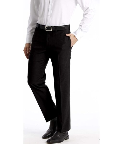 View 2 of 4 Calvin Klein Men Modern Fit Dress Pant in Black