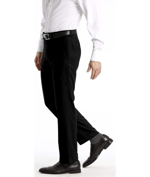 View 3 of 4 Calvin Klein Men Modern Fit Dress Pant in Black