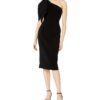 View 1 of 2 Dress the Population Women's Tiffany Bodycon Dress in Black