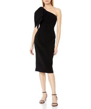 View 1 of 2 Dress the Population Women's Tiffany Bodycon Dress in Black