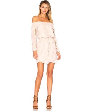 View 1 of 3 Lovers+Friends Kory Off Shoulder Dress in Nude