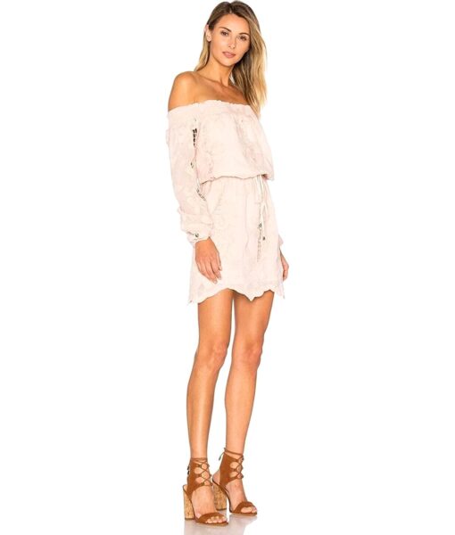 View 3 of 3 Lovers+Friends Kory Off Shoulder Dress in Nude