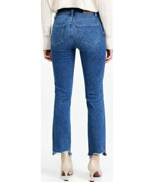 View 3 of 6 PAIGE Women's Cindy Bay Jeans with Destroyed Hem