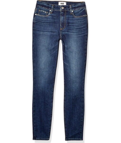 View 3 of 6 PAIGE Women's Hoxton High Rise Ultra Skinny Fit Ankle Jean in SoCal