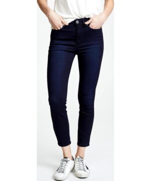 View 2 of 6 PAIGE Women's Margot High Rise Crop Skinny Jeans in Lana Blue
