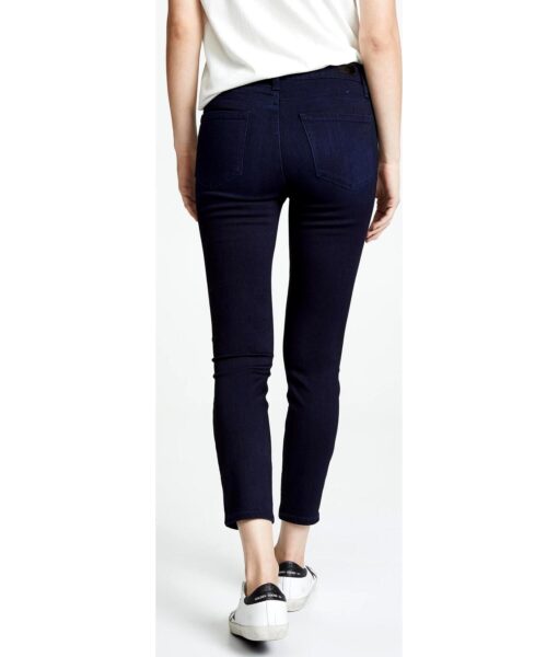 View 3 of 6 PAIGE Women's Margot High Rise Crop Skinny Jeans in Lana Blue