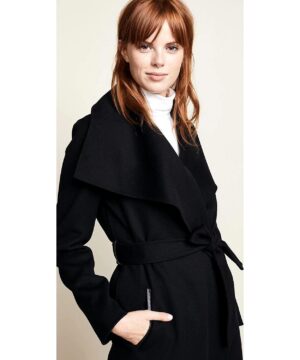 View 6 of 6 Mackage Women's Mai Wool Jacket in Black