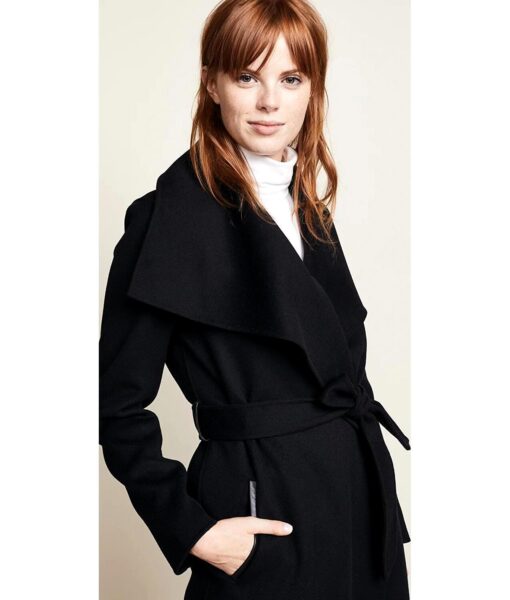 View 6 of 6 Mackage Women's Mai Wool Jacket in Black