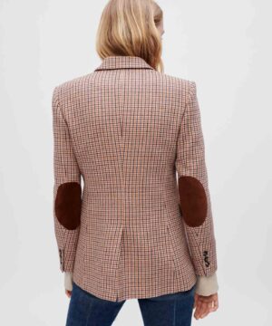 Maje Houndstooth suit jacket View 2