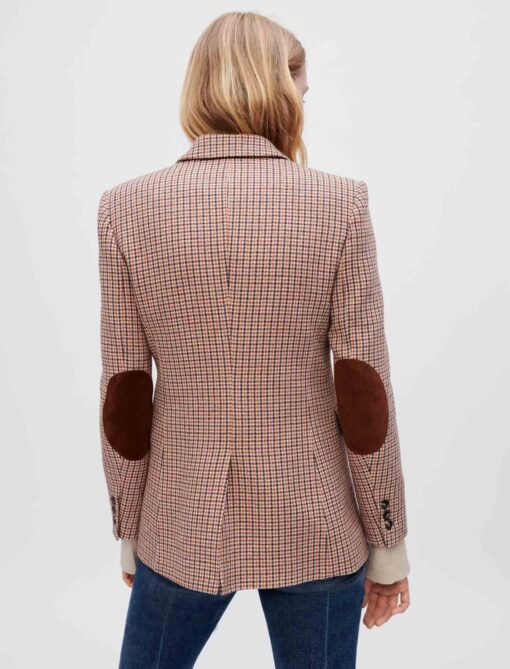 Maje Houndstooth suit jacket View 2