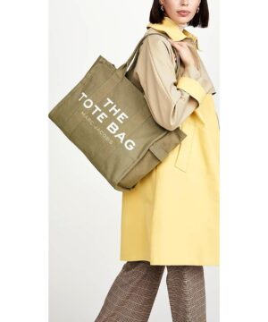 View 3 of 6 Marc Jacobs Women's The Large Tote Bag in Slate Green