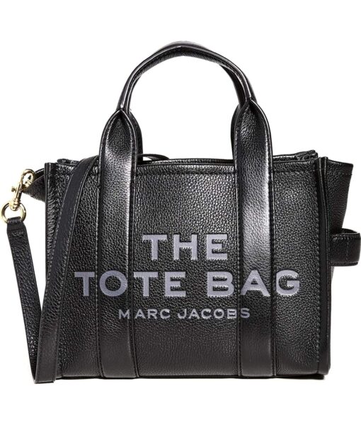 View 1 of 6 Marc Jacobs Women's The Leather Mini Tote Bag in Black