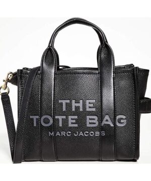View 2 of 6 Marc Jacobs Women's The Leather Mini Tote Bag in Black
