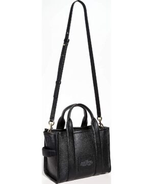 View 4 of 6 Marc Jacobs Women's The Leather Mini Tote Bag in Black