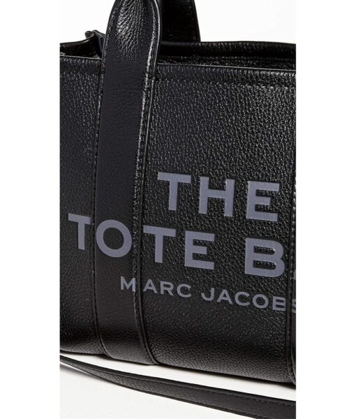 View 5 of 6 Marc Jacobs Women's The Leather Mini Tote Bag in Black