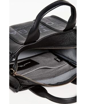 View 6 of 6 Marc Jacobs Women's The Leather Mini Tote Bag in Black