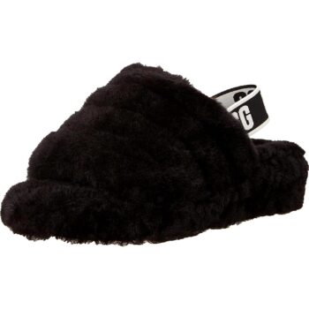 View 1 of 12 UGG Women's Fluff Yeah Slide Slipper in Black