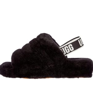 View 12 of 12 UGG Women's Fluff Yeah Slide Slipper in Black