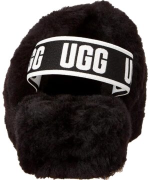 View 3 of 12 UGG Women's Fluff Yeah Slide Slipper in Black