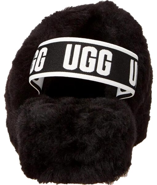 View 3 of 12 UGG Women's Fluff Yeah Slide Slipper in Black