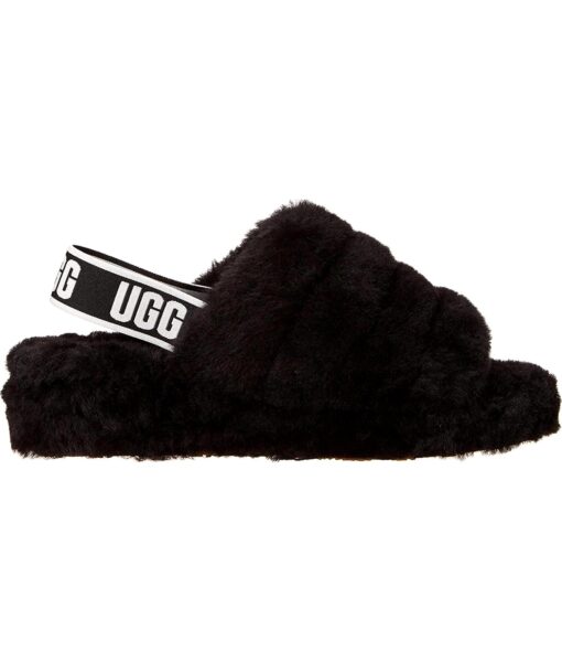 View 6 of 12 UGG Women's Fluff Yeah Slide Slipper in Black