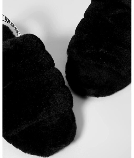 View 8 of 12 UGG Women's Fluff Yeah Slide Slipper in Black