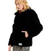 View 1 of 2 UGG womens Frankie Sherpa Trucker Jacket in Black