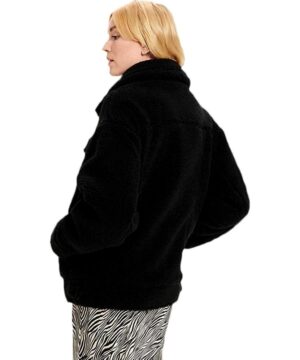 View 2 of 2 UGG womens Frankie Sherpa Trucker Jacket in Black