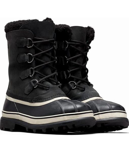 View 6 of 7 Sorel Men's Snow Winter Boots in Black Dark Stone