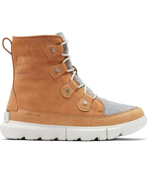 View 2 of 6 Sorel Women's Explorer II Joan Felt Waterproof Boot in Tawny Buff, Moonstone