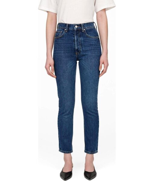 View 2 of 2 ANINE BING Sonya Jean in Mid Indigo