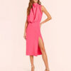 View 1 of 1 Amanda Uprichard Franny Dress in Cerise