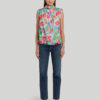 View 1 of 1 Amanda Uprichard Sleeveless Fabienne Top in Kiawah Print in Kiawah