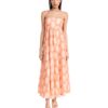 View 1 of 1 Zimmermann Devi Bandeau Midi Dress in Coral Paisley