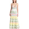 View 1 of 1 alice + olivia Karolina Paneled Halter Maxi Dress