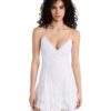 View 1 of 1 alice + olivia Stara Lace Slip Mini Dress